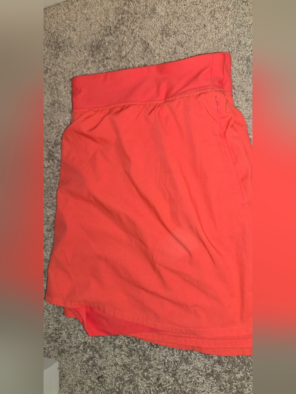 Bright Coral Athletic Skort